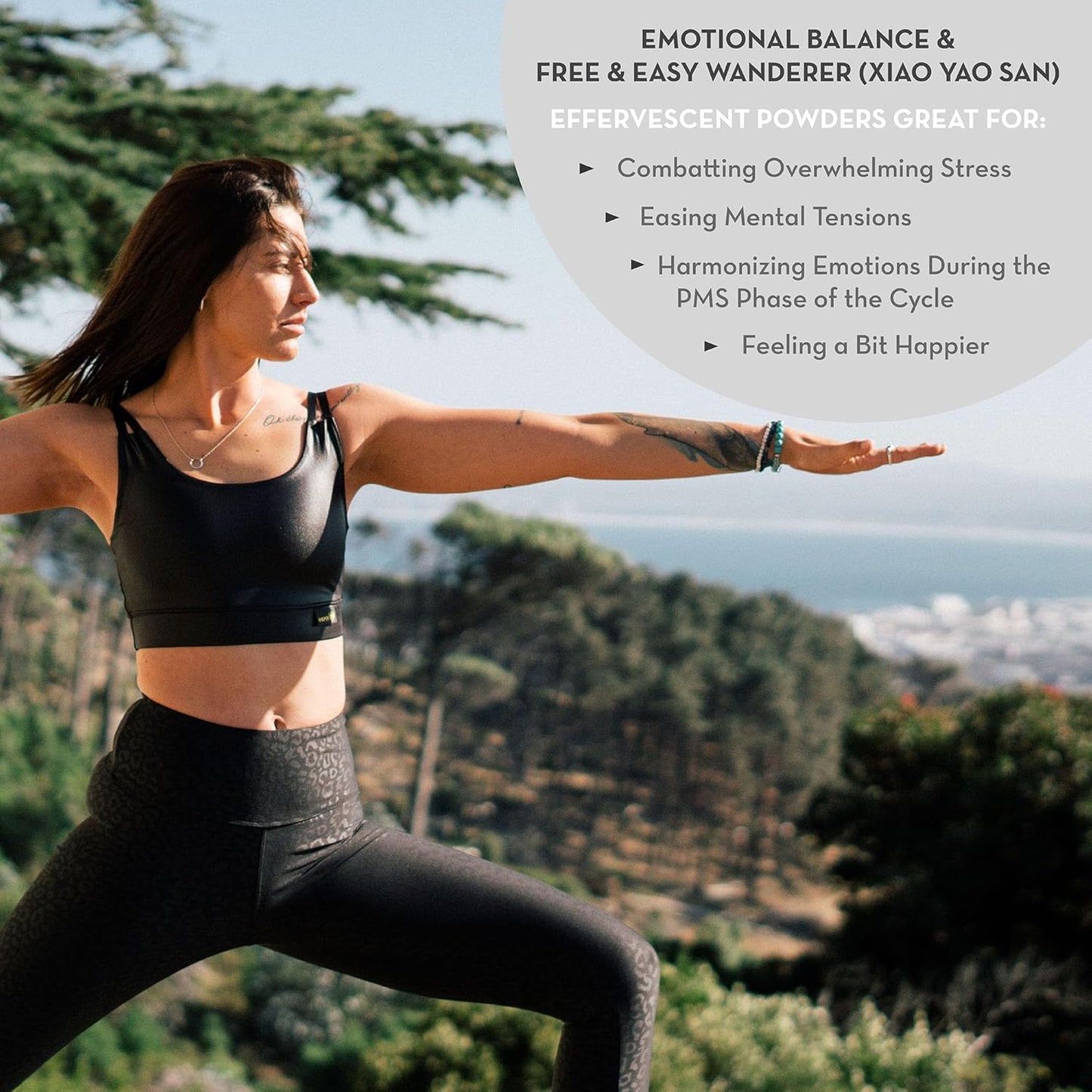D'AO LABS Emotional Balance Effervescent Powder for Calm & Stress Relief - Traditional Chinese Herbal Xiao Yao San - 20 Servings