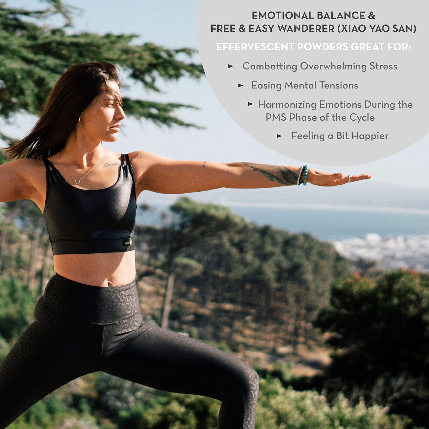 D'AO LABS Emotional Balance Effervescent Powder for Calm & Stress Relief - Traditional Chinese Herbal Xiao Yao San - 20 Servings