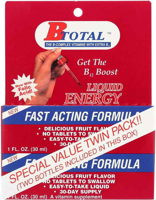 DAONEG B-Total Sublingual Twin Pack - 2 fl oz - High-Quality Vitamin B Supplement