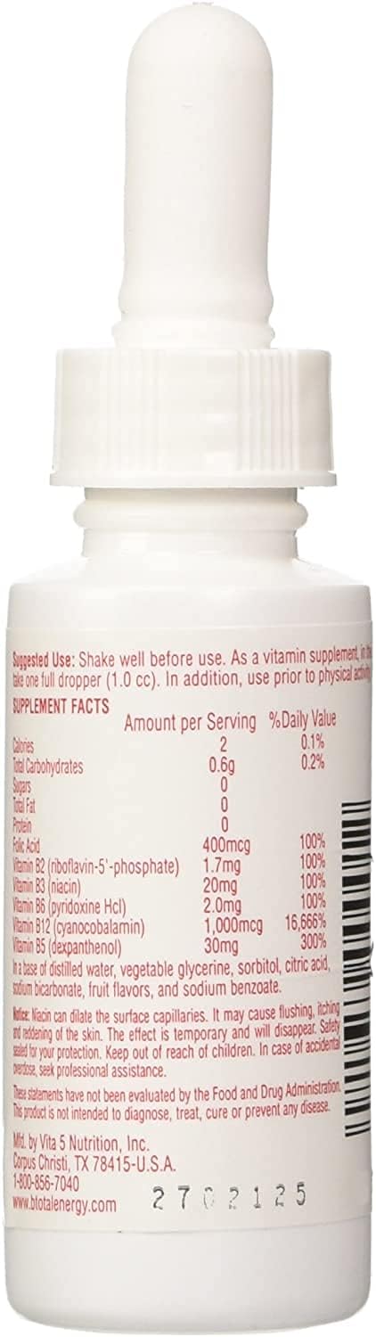 DAONEG B-Total Sublingual Twin Pack - 2 fl oz - High-Quality Vitamin B Supplement