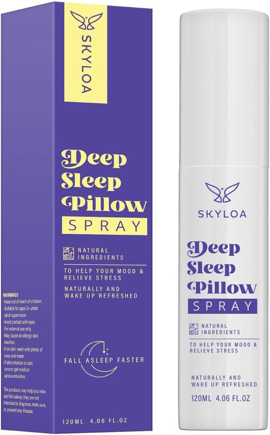 DAONEG Skyloa Deep Sleep Pillow Spray with Lavender 120ml - Natural Relaxation Aid for Restful Sleep
