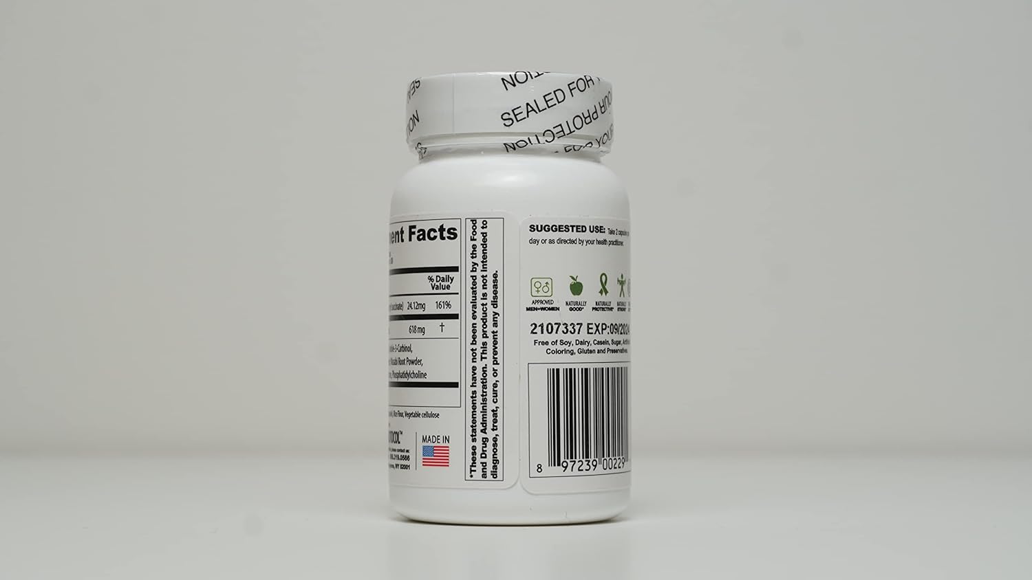 Delgado Protocol Estroblock PRO Triple Strength - 60 Capsules, DIM & Indole 3-Carbinol for Hormonal Balance, Acne - Anti Estrogen Aromatase Inhibitor. Soy Free, Dairy Free, Non-GMO.