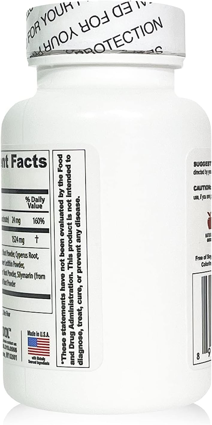 Delgado Protocol Health Liv D-Tox Capsules - Liver Detox Support with Turmeric, Milk Thistle, and Asparagus