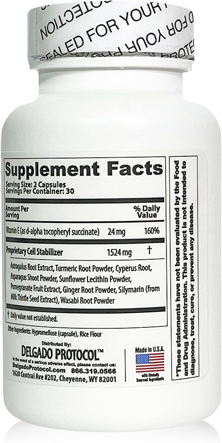 Delgado Protocol Health Liv D-Tox Capsules - Liver Detox Support with Turmeric, Milk Thistle, and Asparagus