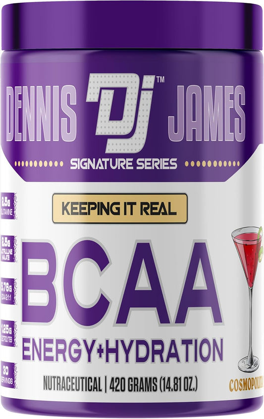 DENNIS JAMES Signature Series BCAA Energy Hydration Formula Cosmopolitan Flavor 420g 30 Servings