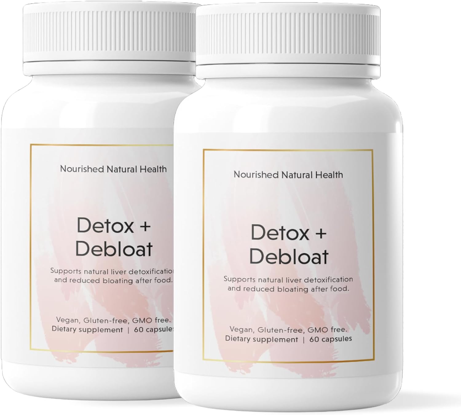 Detox & Debloat Vegan Supplement for Women - Milk Thistle & Dandelion Root - Bloating Relief & Digestion Support - 120 Capsules