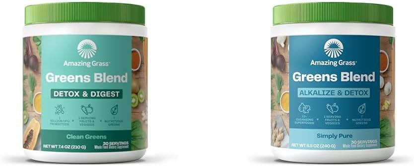 Detox & Digest with Amazing Grass Greens Blend for Alkalizing Benefits