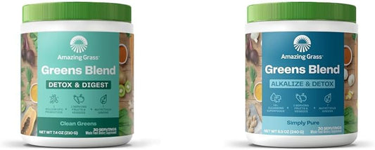Detox & Digest with Amazing Grass Greens Blend for Alkalizing Benefits