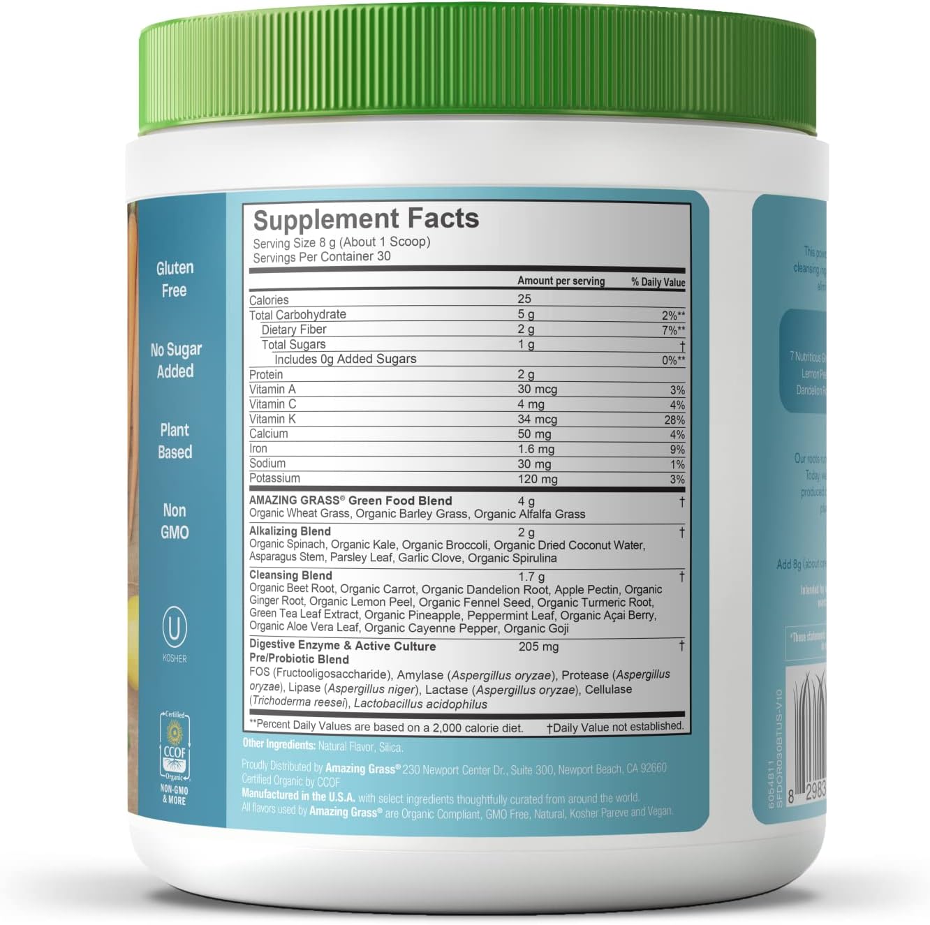 Detox & Digest with Amazing Grass Greens Blend for Alkalizing Benefits