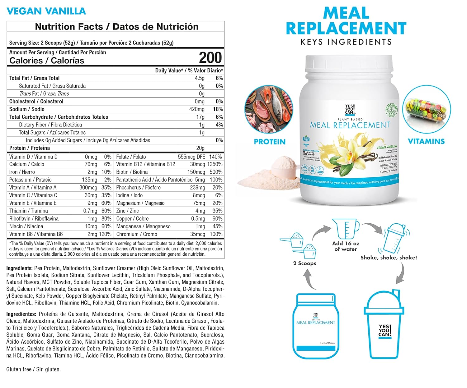 Detox Plus Kit: Vanilla Meal Replacement & Aloe Vera Pineapple Shake Booster for High Energy & Health Transformation