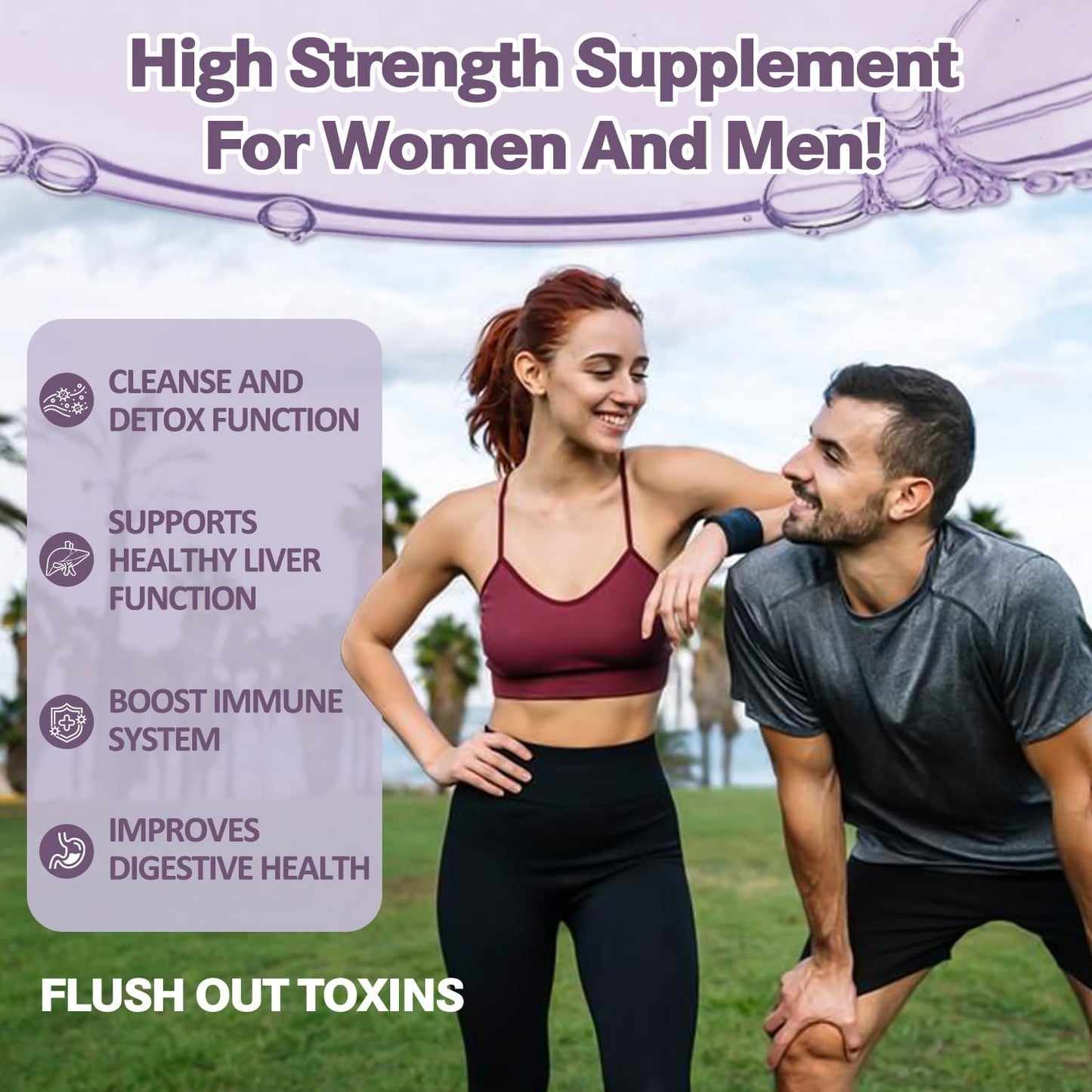 Detox & Repair Liver Cleanse Liquid - 1100mg Milk Thistle & Dandelion Root, 16+ Herbs for Active Liver Support - Vegan & Non-GMO