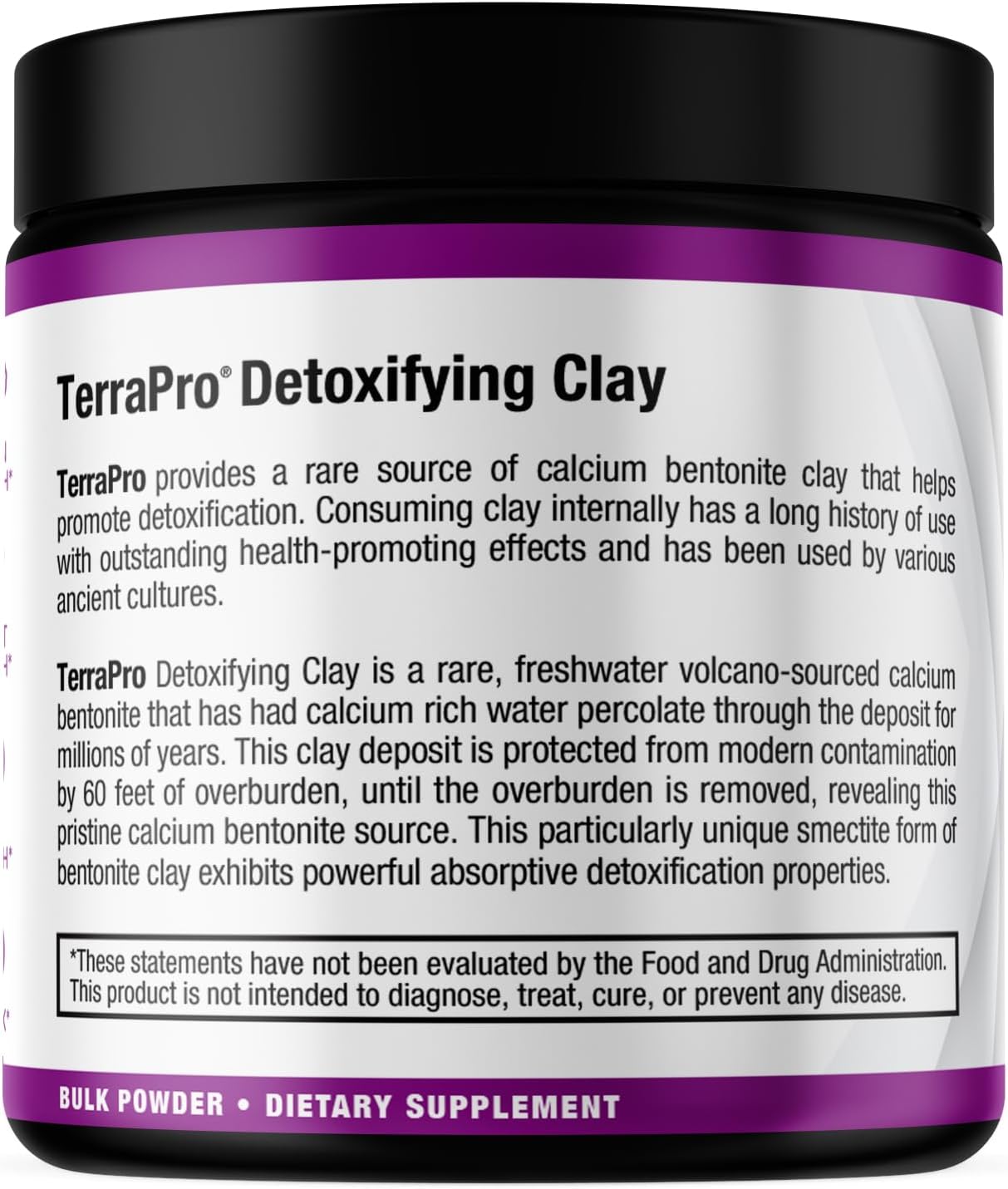 Detox Supplement with CurcuminPro TerraPro Bentonite Clay | 90g | Natural Gut and Body Health Support