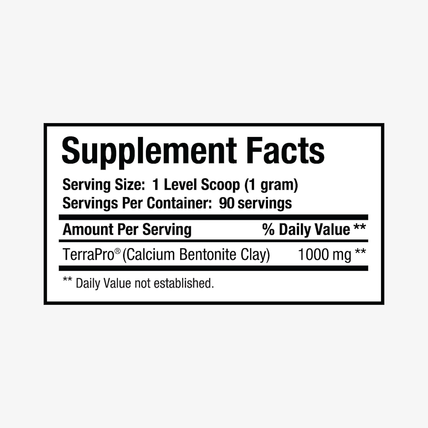 Detox Supplement with CurcuminPro TerraPro Bentonite Clay | 90g | Natural Gut and Body Health Support
