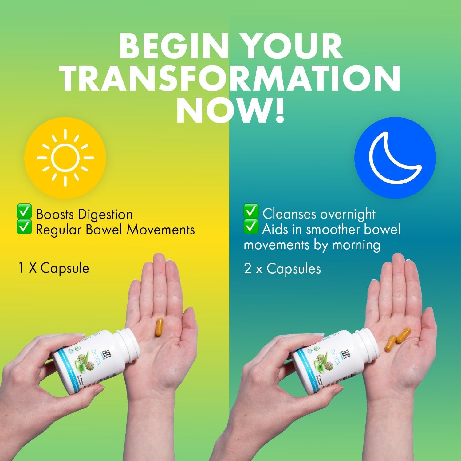 Detoxify with Confidence: Natural Diuretic Cleanse Pills with Electrolytes & Vitamins - Reduce Water Retention - Gluten-Free, 21 Capsules