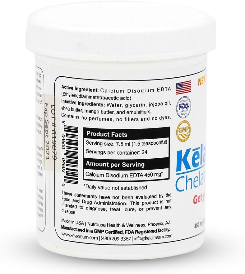 Detoxify with Kelacream - EDTA Heavy Metal Cleansing Cream for Skin