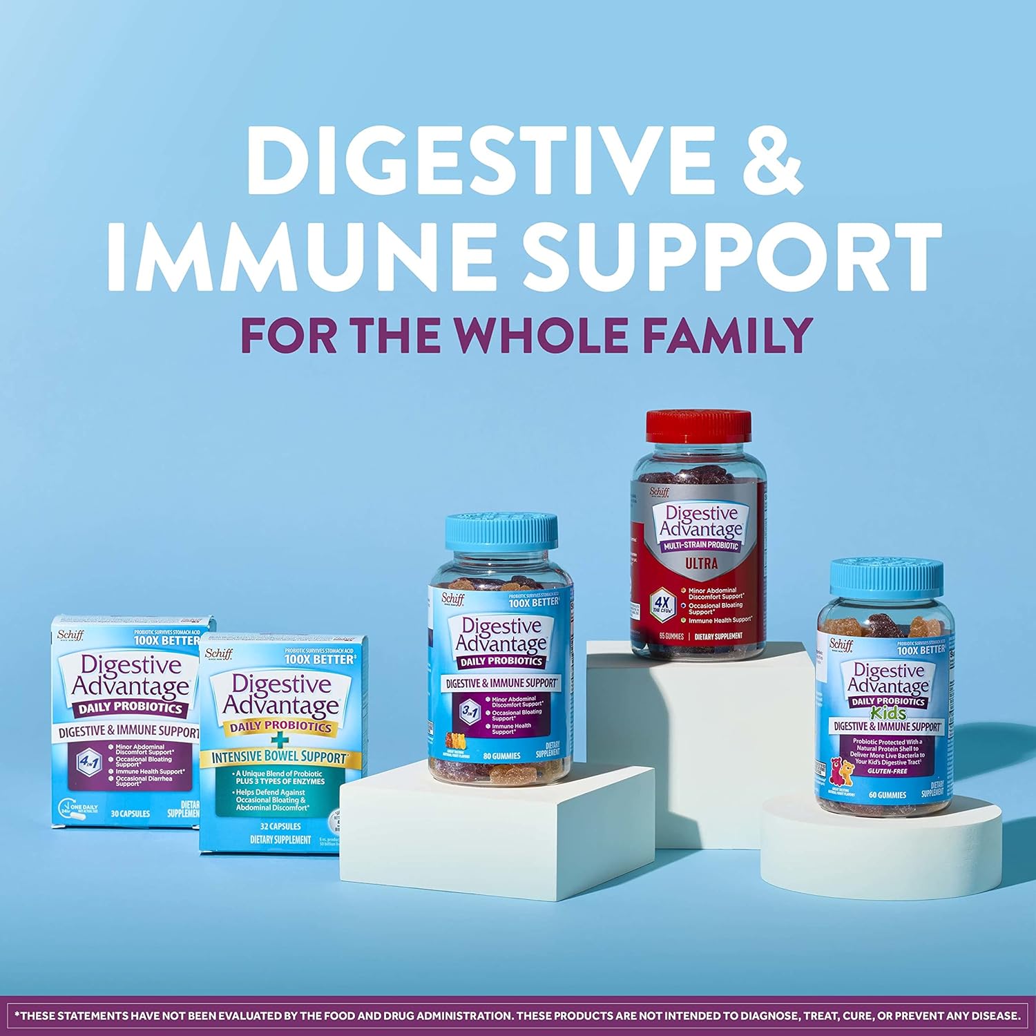 Digestive Advantage IBS Probiotics Capsules for Men and Women - Digestive Health, Intensive Bowel Support, Occasional Bloating Relief, Gut Health - 32ct