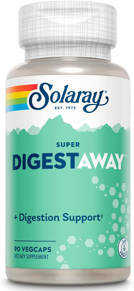 Digestive Enzyme Supplement with Pancreatin, Papain, Ginger, Betaine HCl, Aloe Vera - Supports Digestion & Nutrient Absorption - 90 VegCaps - Lab Verified