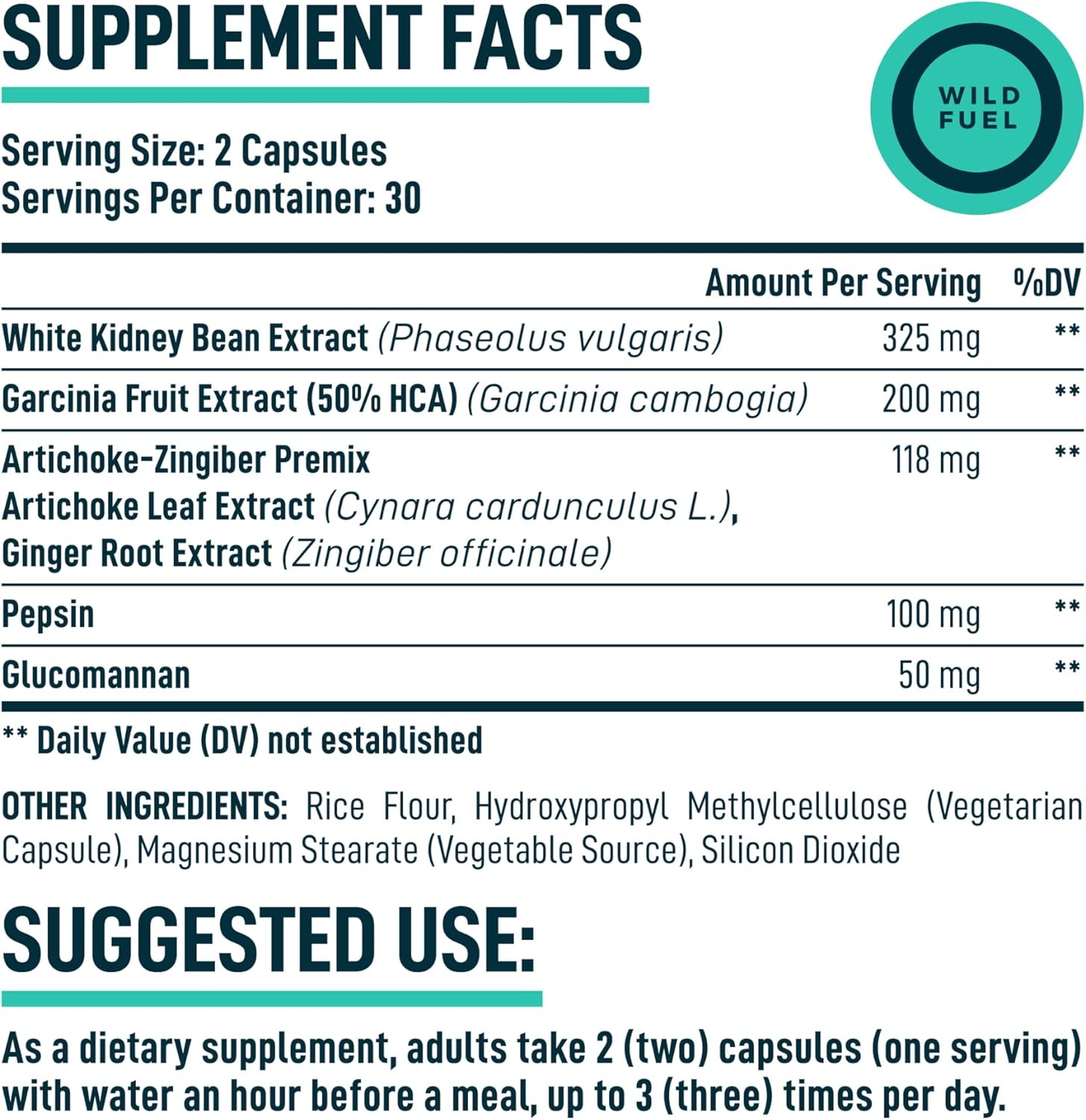 Digestive Enzymes and Appetite Suppressant Capsules with WILD FUEL Saffron Extract - Dietary Bundle