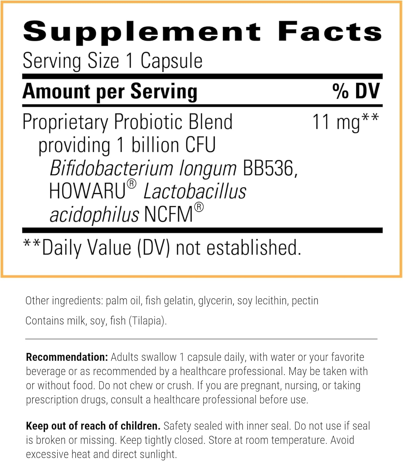 Digestive Health Supplement - Probiotic Pearls with Lactobacillus Acidophilus & Bifidobacterium - Gut Health Support for Men & Women - 30 Capsules
