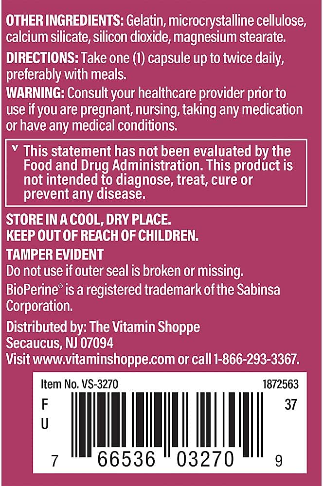 DIM 100MG with Bioperine Black Pepper Extract, Women's Health Supplement for Estrogen Metabolism - 120 Capsules