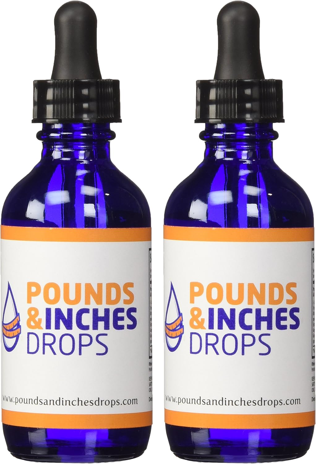 Dirobi Pounds and Inches Drops - Liquid Weight Loss Supplement for Women and Men - Blueberry Flavor - Diet Pill Alternative