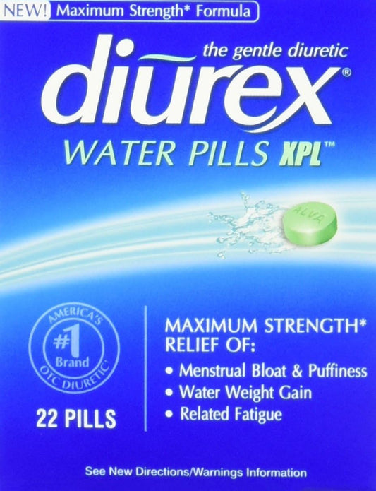 Diurex Advanced Formula Water Pills - 22 Count for Effective Diuretic Relief