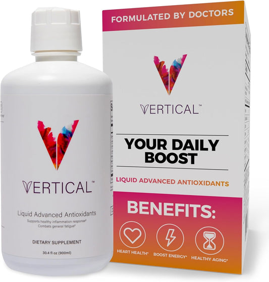 Doctor-Formulated Nitric Oxide Liquid Antioxidant Supplement - Enhances Energy, Focus, and Wellness - L-Arginine, CoQ10, Alpha Lipoic Acid - 30 oz