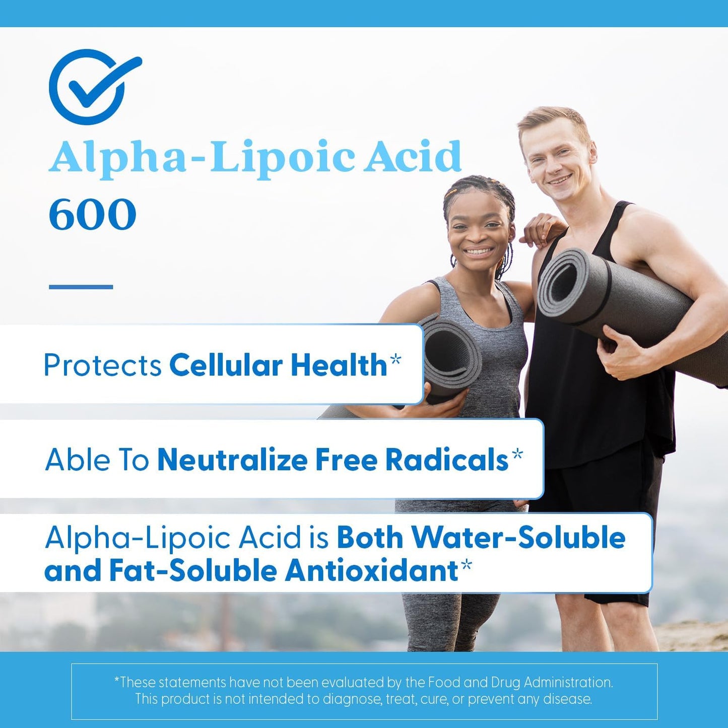 Doctor's Best Alpha-Lipoic Acid 600 mg Veggie Capsules for Antioxidant Support and Glycemic Balance, Non-GMO, Gluten-Free, Vegan, Soy-Free
