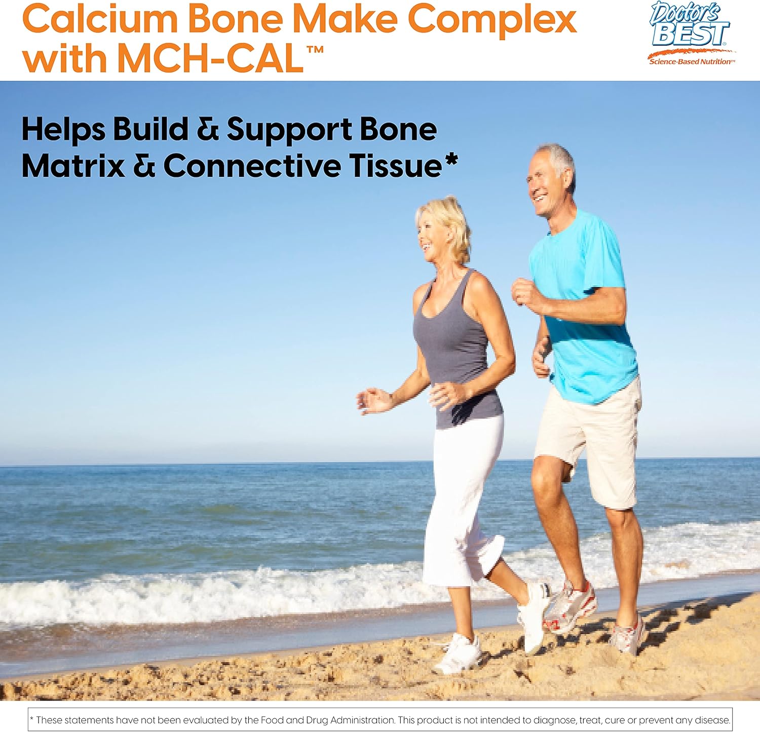 Doctor's Best Calcium Bone Maker Complex with MCHCal, 180 Capsules for Bone, Muscle, and Vascular Health