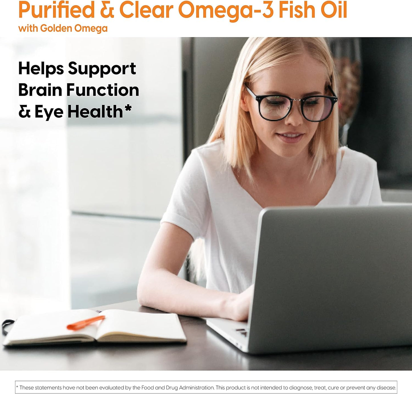 Doctor's Best Omega-3 Fish Oil Capsules for Heart, Eye, Brain & Joint Health - 120 Count, No Reflux Formula