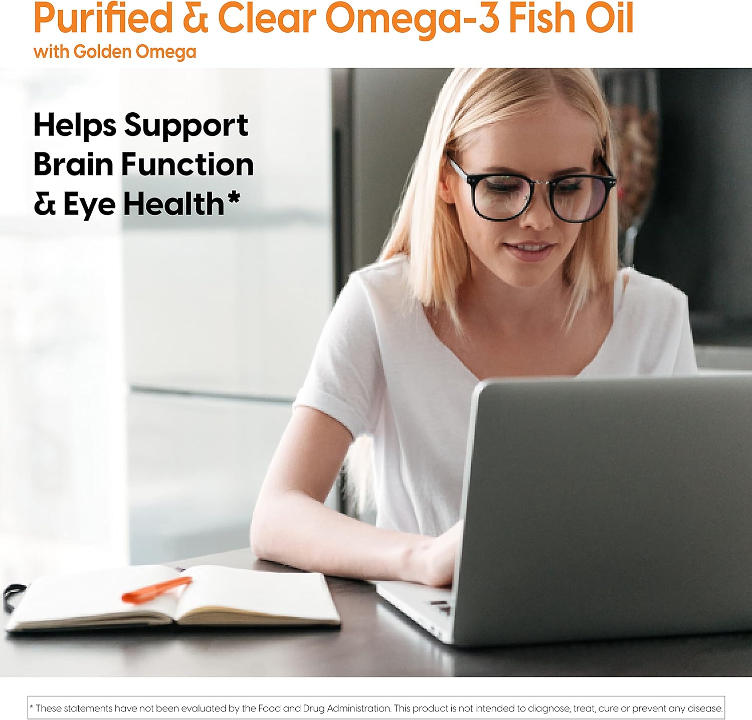 Doctor's Best Omega-3 Fish Oil Capsules for Heart, Eye, Brain & Joint Health - 120 Count, No Reflux Formula
