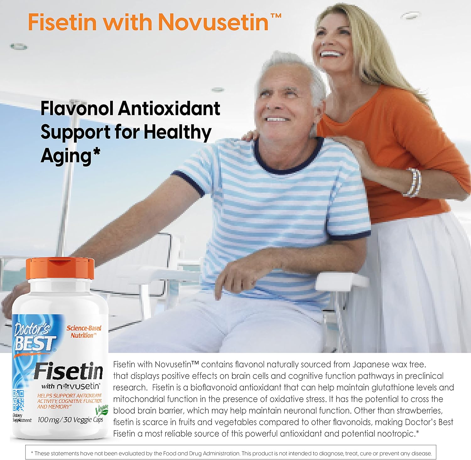 Doctor's BEST Trans-Resveratrol 600 mg and Fisetin with Novusetin 100 mg Bundle - 60 Count and 30 Count