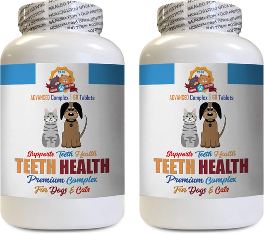 Dog and Cat Bad Breath Treats - Premium Oral Health Complex - Supports Gum and Teeth - Mineral Supplement - 240 Tablets