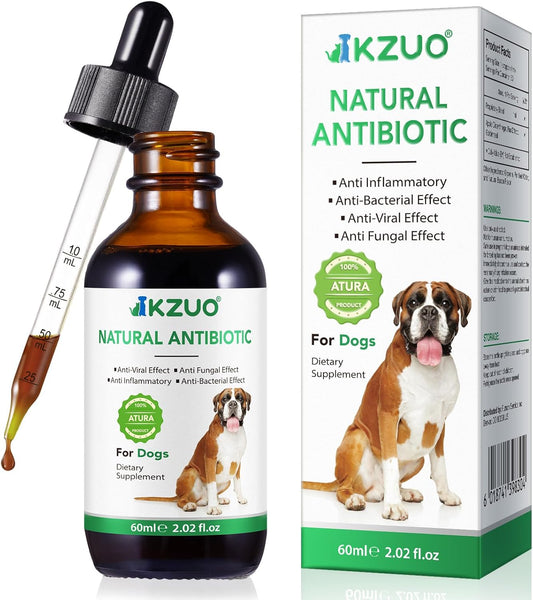 Dog Health Supplement Set: Antibiotics, Multivitamins, Topical Antibiotic for Skin Infections - 1 Piece