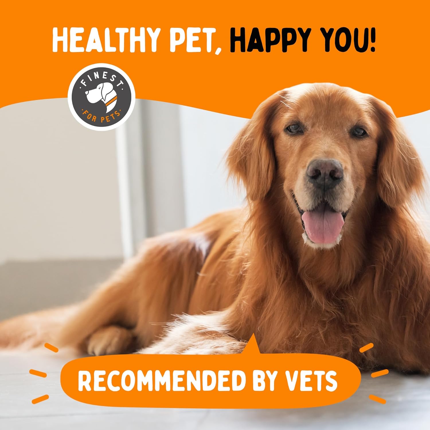 Dog Multivitamin Chewable Treats - 10-in-1 Pet Vitamins & Supplements with Glucosamine, Omega Fish Oil, Supports Joint, Hip, Bowel, Muscle Health (120 Chews)