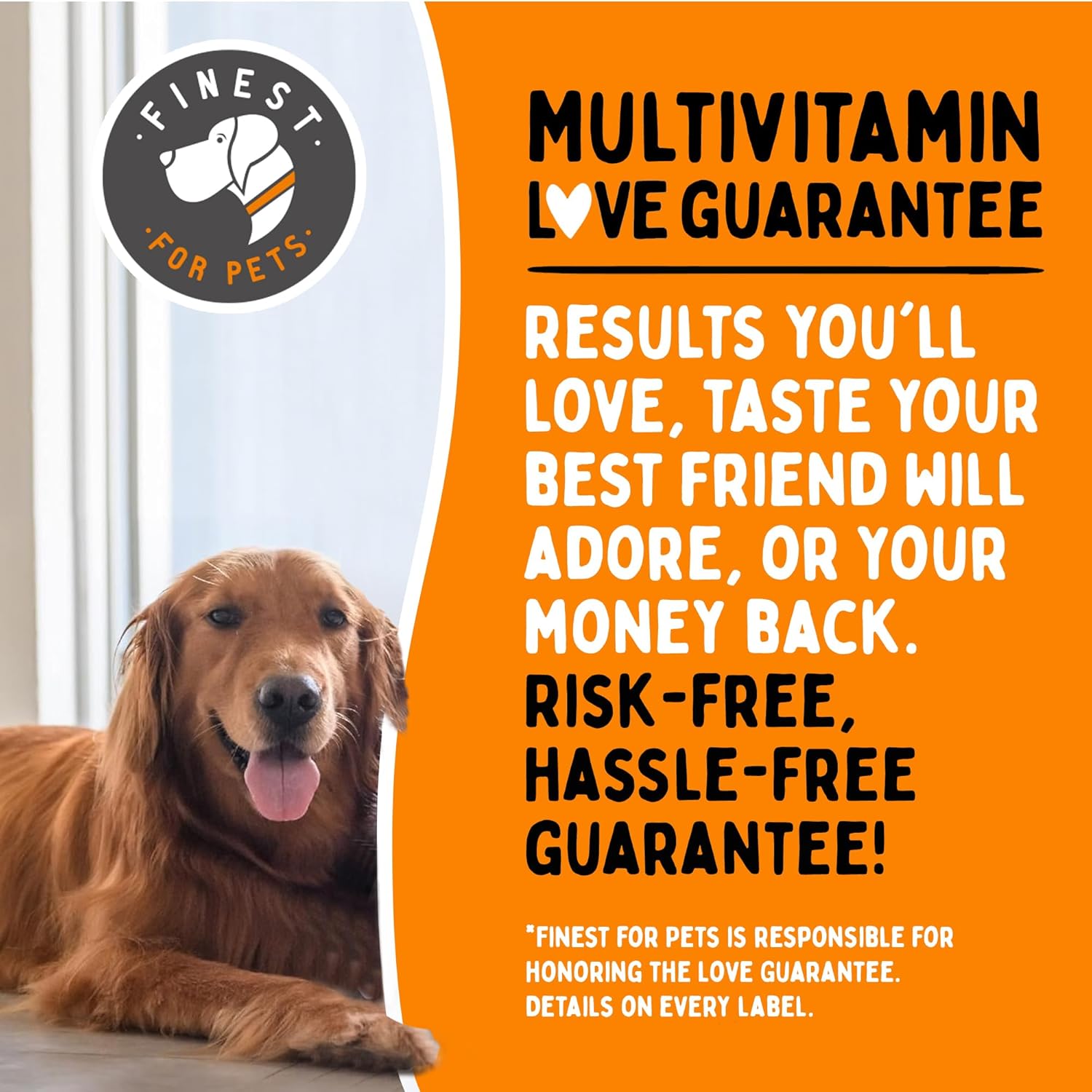 Dog Multivitamin Chewable Treats - 10-in-1 Pet Vitamins & Supplements with Glucosamine, Omega Fish Oil, Supports Joint, Hip, Bowel, Muscle Health (120 Chews)