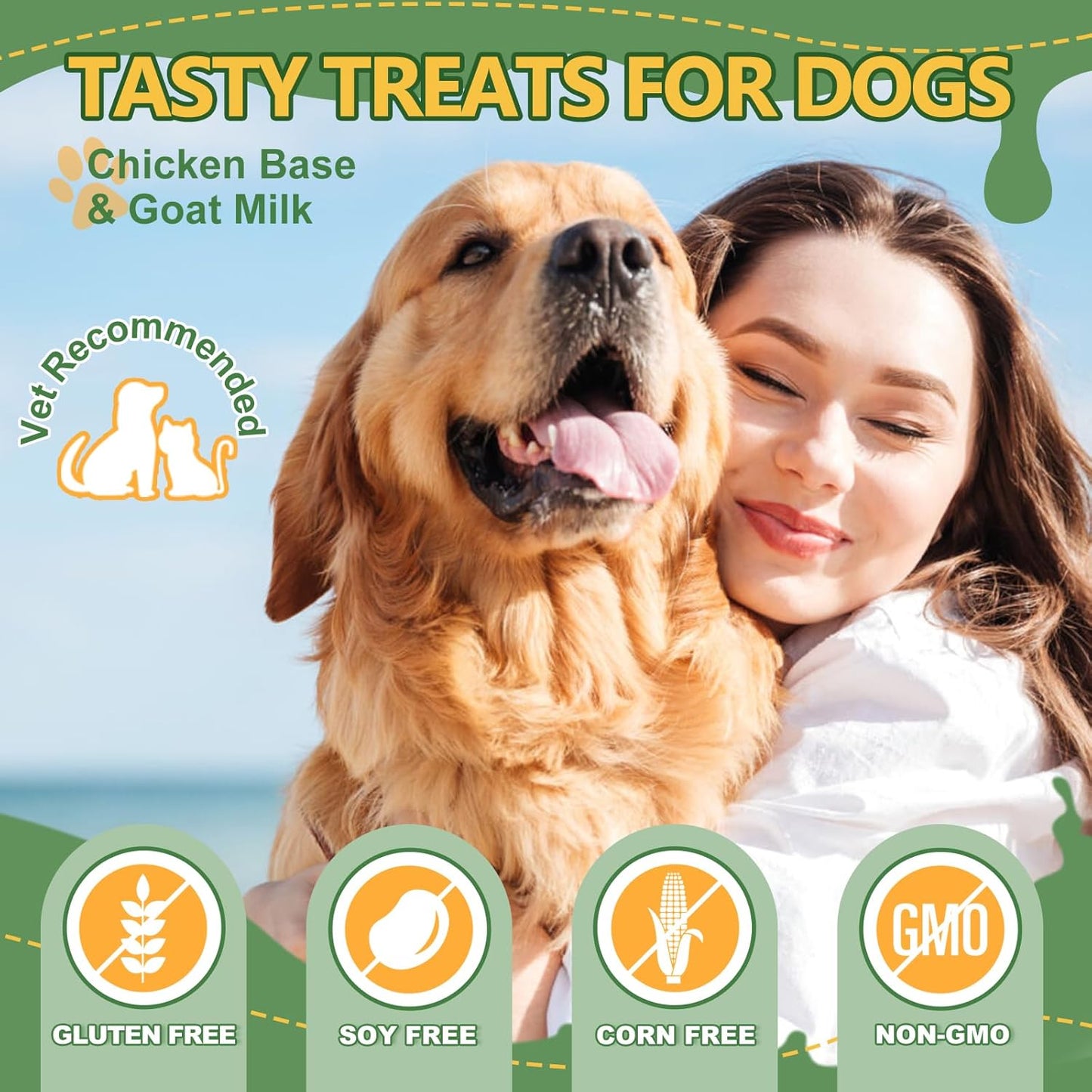 Dog Multivitamin Soft Chews with MSM, Glucosamine, Omegas, Probiotics - Joint, Skin & Coat, Immune Support - 120 Count