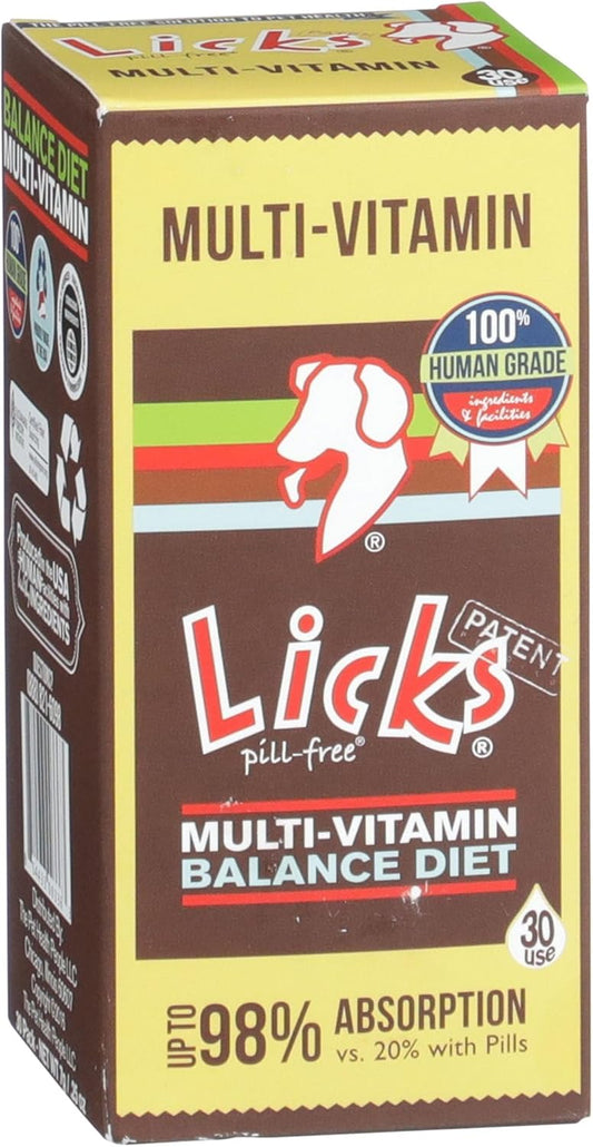 Dog Multivitamin Supplement with Vitamin C, D, Calcium - 30 Gel Packets - Pill-Free Pet Supplies