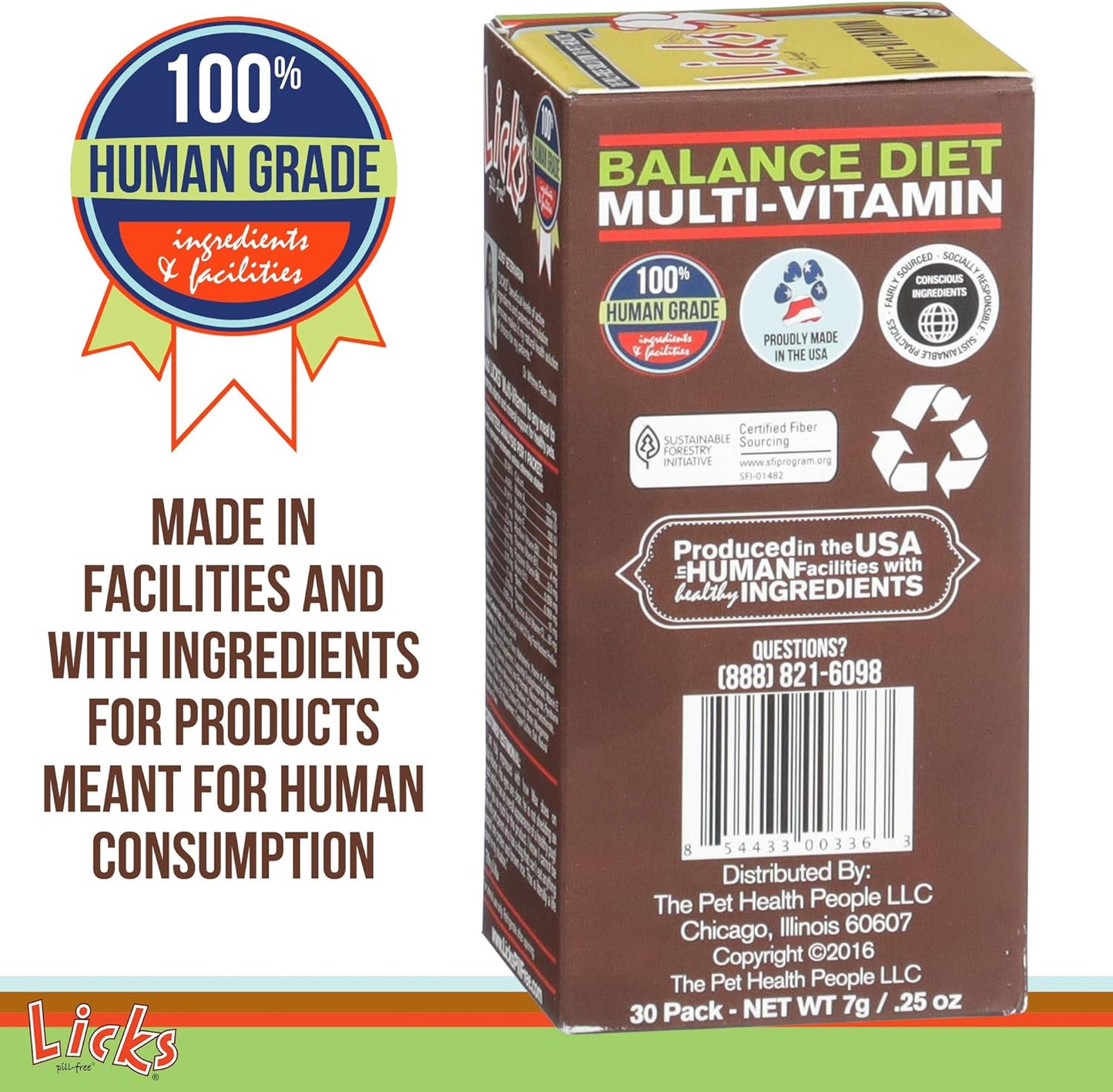 Dog Multivitamin Supplement with Vitamin C, D, Calcium - 30 Gel Packets - Pill-Free Pet Supplies