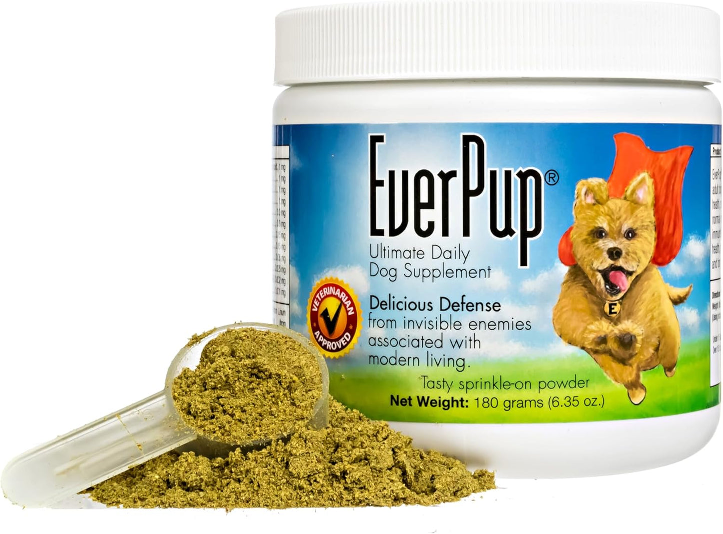 Dog Supplement for Hip & Joint Health + Digestion - Multivitamin with Glucosamine, Apoptogens, Probiotics, Prebiotics, and Enzymes