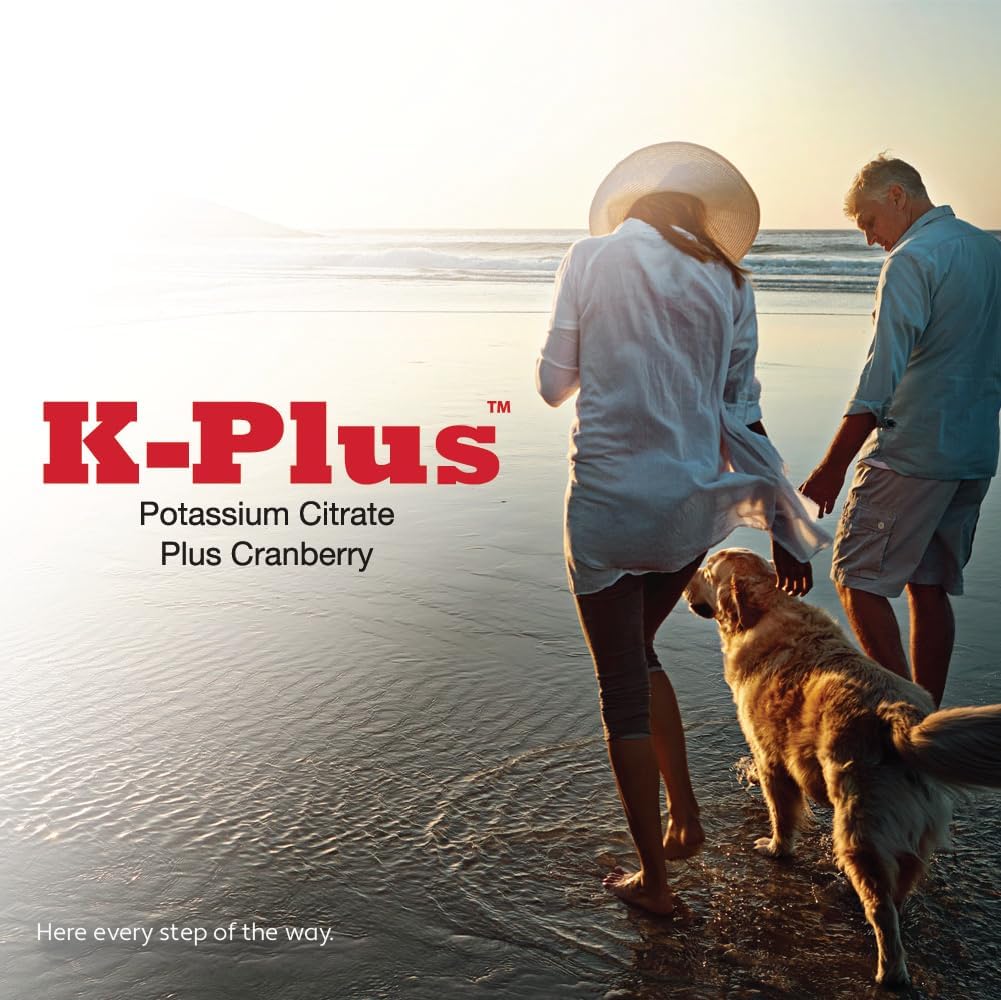 Dog UTI Remedy: K-Plus Potassium Citrate & Cranberry Supplement - Supports Bladder Health - 200 Chewable Tablets for All Breeds