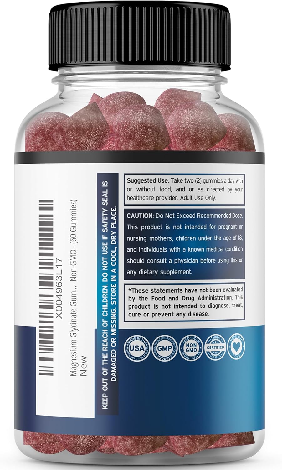 Dorado Nutrition Saffron & Magnesium Gummies Bundle - Sugar Free Advanced Formula (120 Gummies)