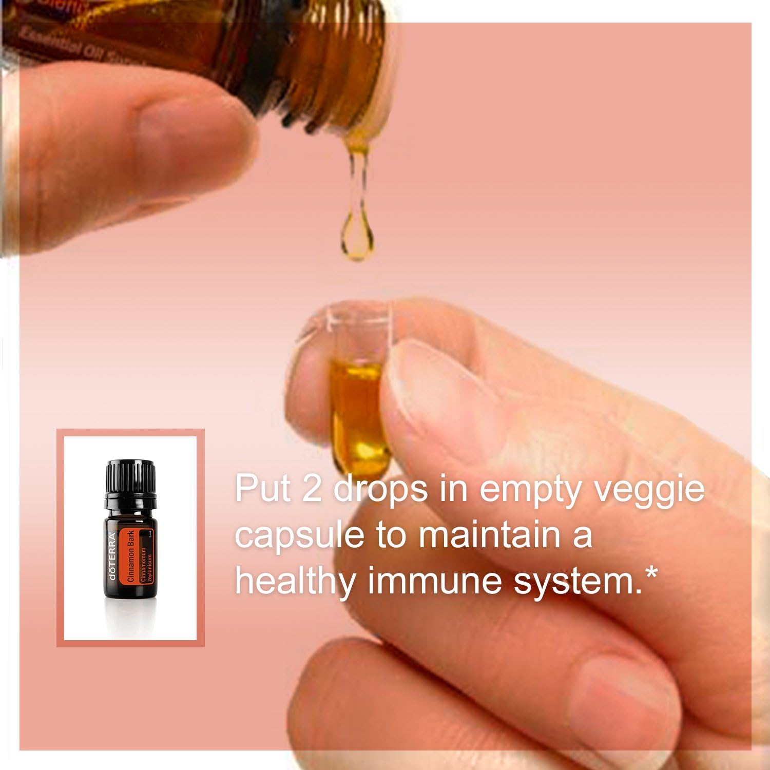 doTERRA Cinnamon Essential Oil 5 ml - Pure and Natural Therapeutic Grade Oil