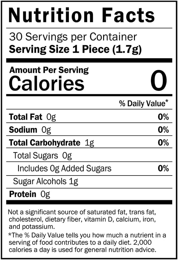 doTERRA MetaPWR Satiety Gum for Mindful Eating & Appetite Control - Suppress Cravings - 30 Pieces