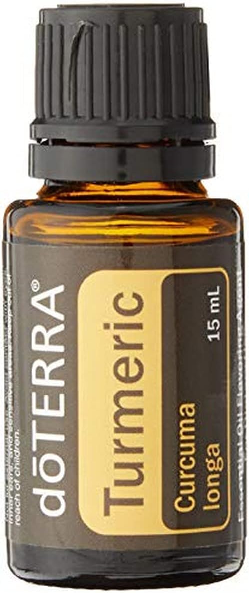 doTERRA Turmeric Essential Oil 15 mL - Pure & Potent Turmeric Oil for Aromatherapy & Wellness