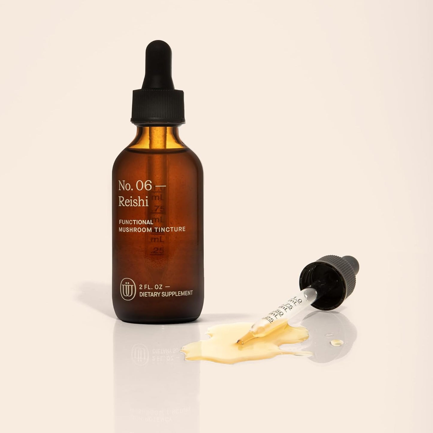 Double Extracted Reishi Mushroom Tincture for Immunity Boost, Inflammation Reduction, Sleep Improvement, Hormone Balance - 60 Servings