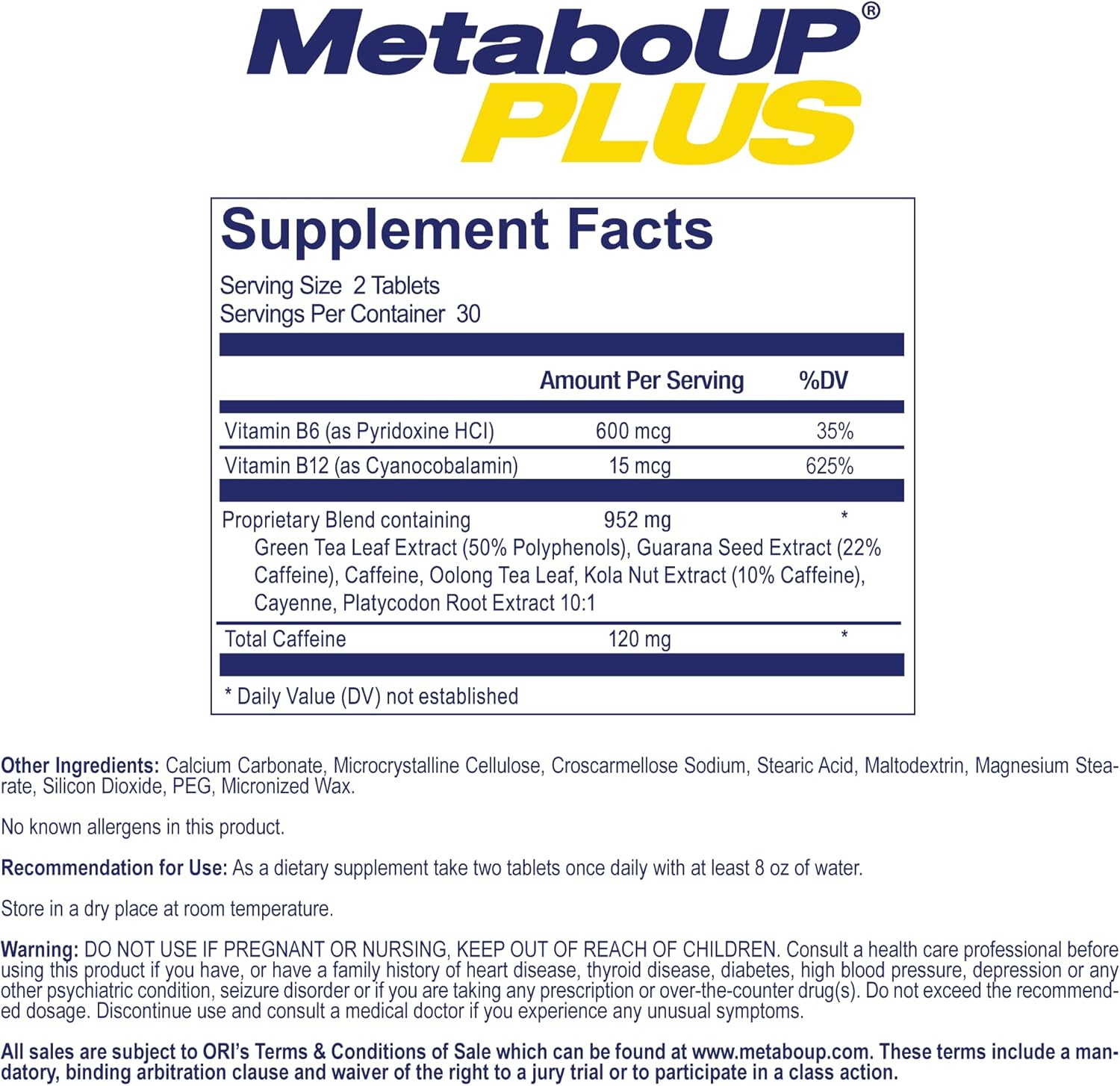Double Pack Lipozene Weight Loss Pills with MetaboUp Plus Thermogenic Supplement - Appetite Suppressant for Effective Results