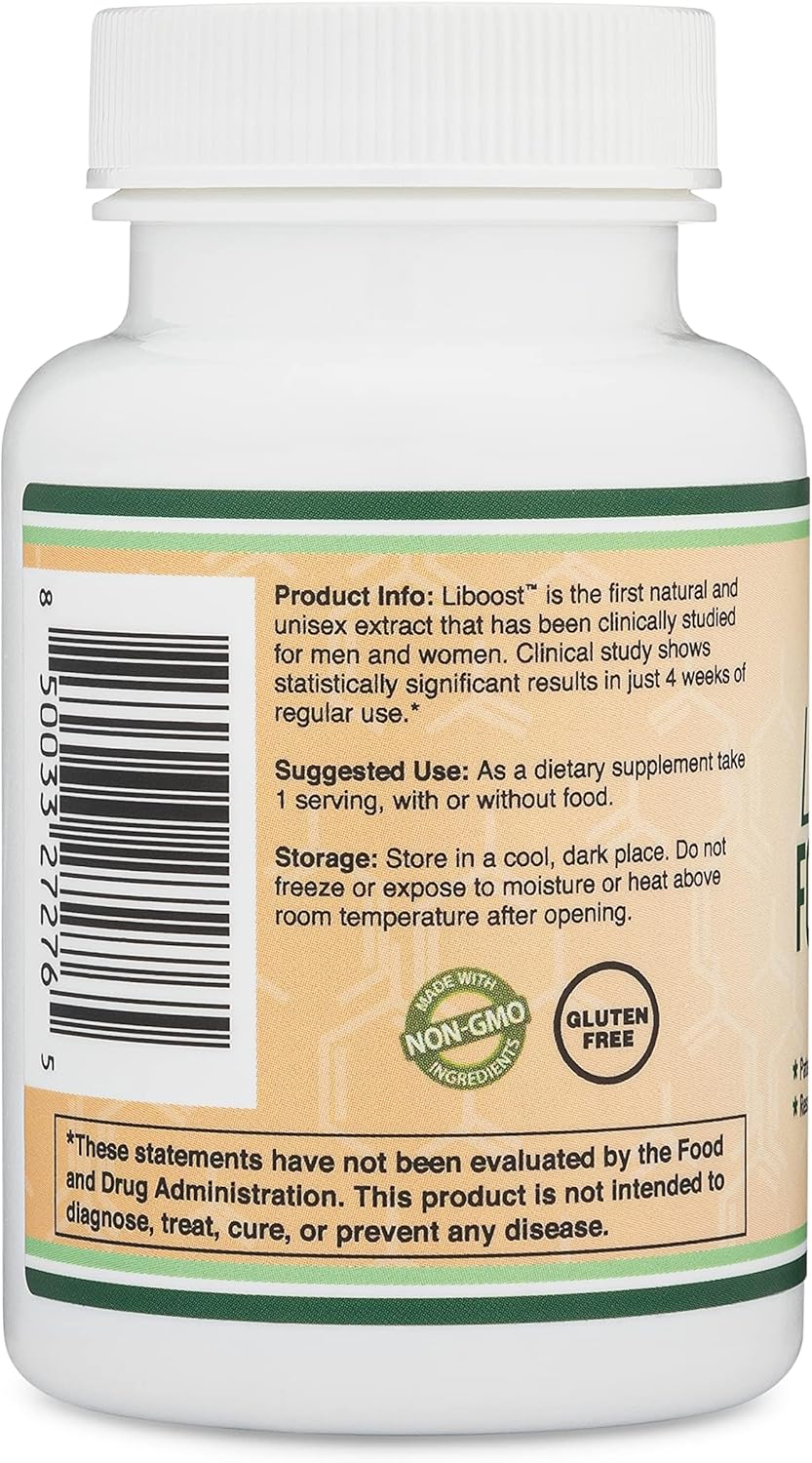 Double Wood Liboost - Patented Libido Booster for Women (Damiana Leaf Extract)