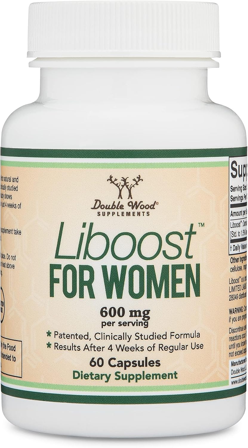 Double Wood Liboost - Patented Libido Booster for Women (Damiana Leaf Extract)