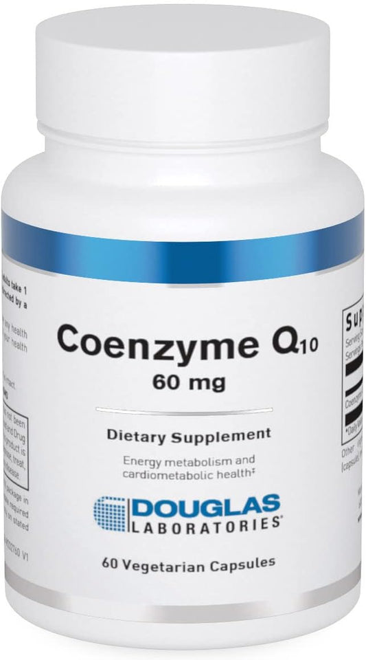 Douglas Laboratories Coenzyme Q-10 60mg Capsules for Antioxidant and Energy Support